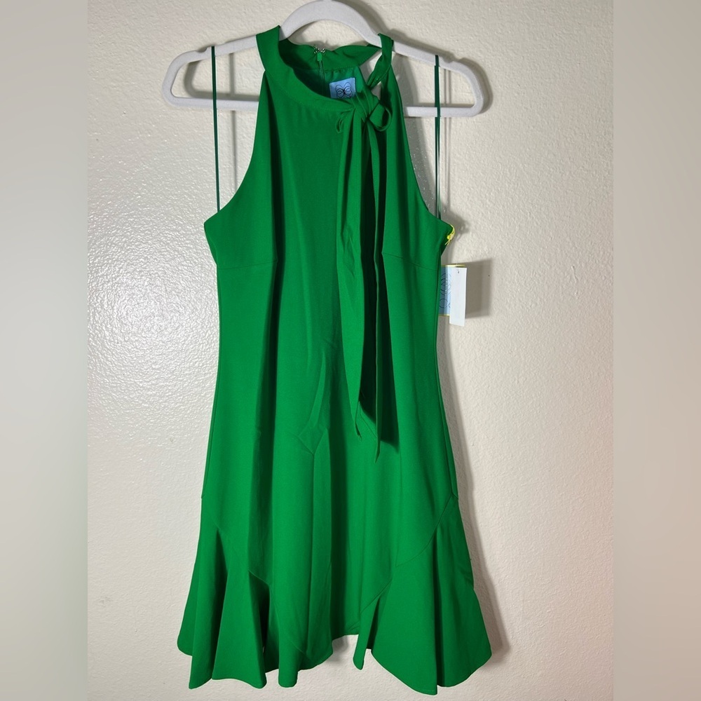 CeCe Vibrant Green Mini Dress size S